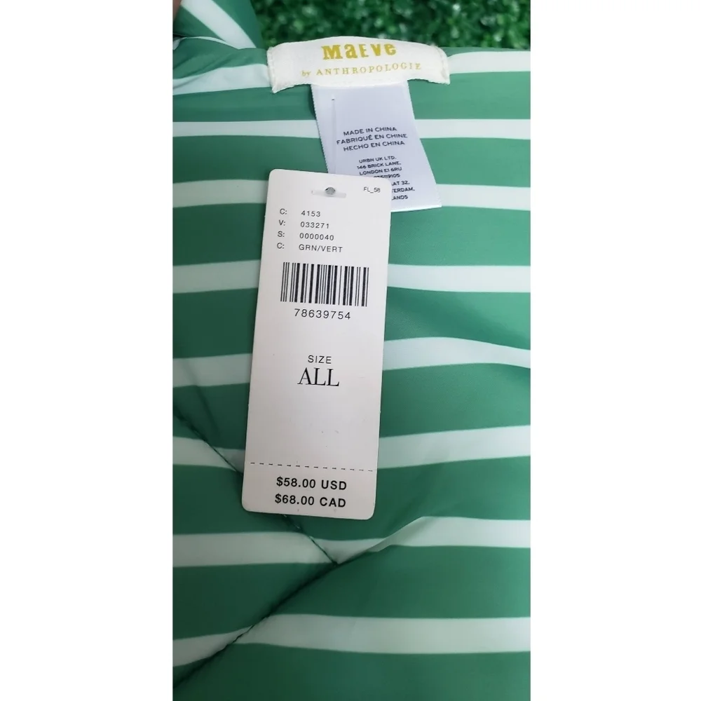 34. Anthropologie Striped Puffer Scarf